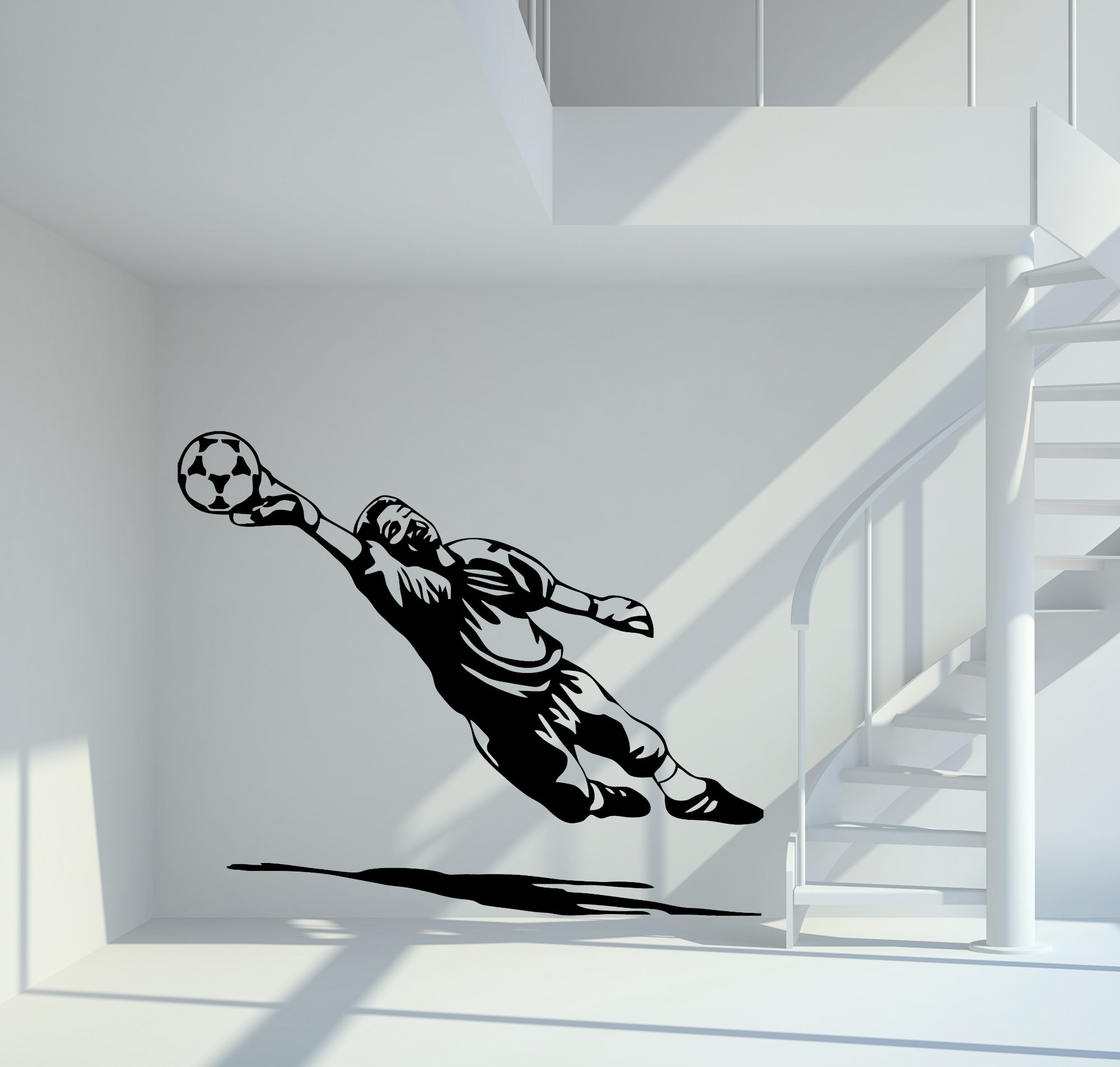 10010 Fussball Torwart Wandtattoo